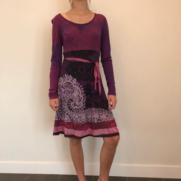 Purple Desigual Dress for Women - Picture 2 of 9